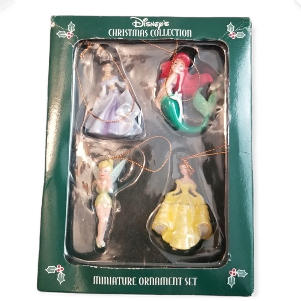 NWT NEVER OPENED VINTAGE DISNEY MINITURE ORNIMENT SET
